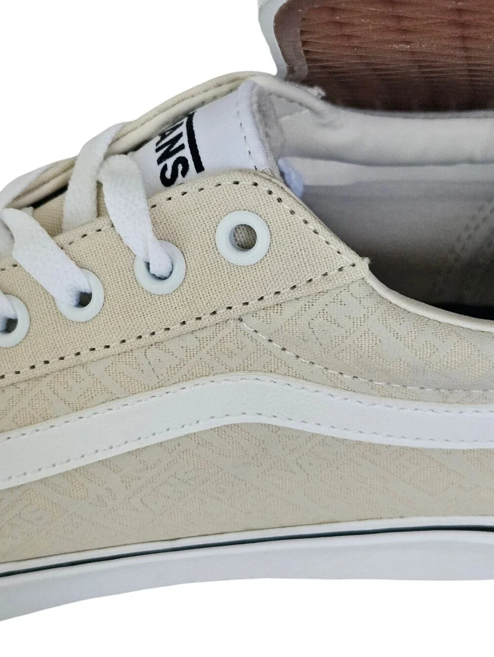 Vans Ward OTW Logo New Men’s Turtledove/White Canvas Sneakers Size Men 12
